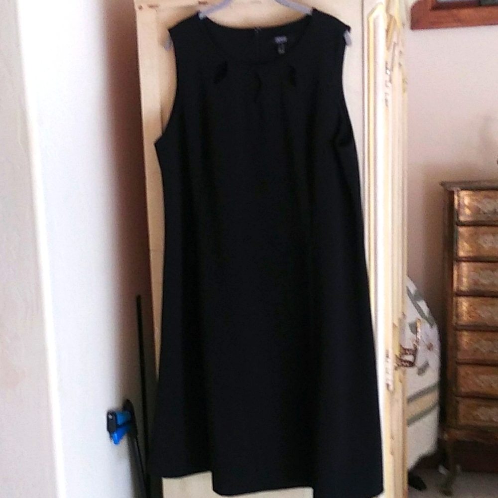 Black dress with cutouts
